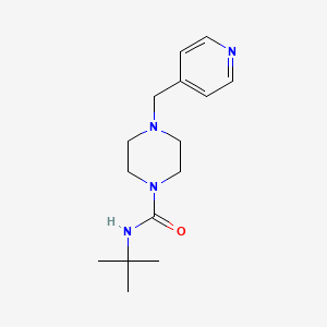 N-TERT-BUTYL-4-[(PYRIDIN-4-YL)METHYL]PIPERAZINE-1-CARBOXAMIDE