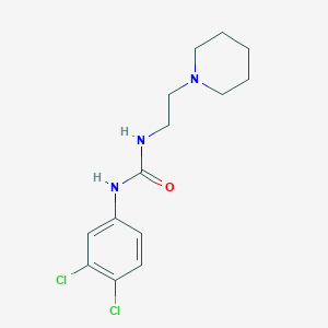 N-(3,4-dichlorophenyl)-N'-[2-(1-piperidinyl)ethyl]urea