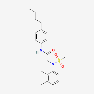 N~1~-(4-butylphenyl)-N~2~-(2,3-dimethylphenyl)-N~2~-(methylsulfonyl)glycinamide