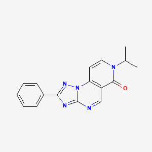 2-phenyl-7-(propan-2-yl)pyrido[3,4-e][1,2,4]triazolo[1,5-a]pyrimidin-6(7H)-one