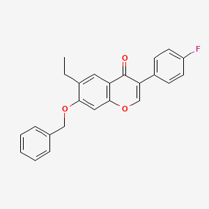 7-(benzyloxy)-6-ethyl-3-(4-fluorophenyl)-4H-chromen-4-one