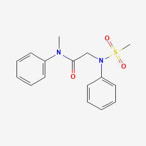 N-methyl-N~2~-(methylsulfonyl)-N,N~2~-diphenylglycinamide