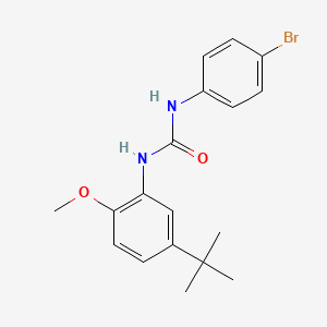 N-(4-BROMOPHENYL)-N'-[5-(TERT-BUTYL)-2-METHOXYPHENYL]UREA