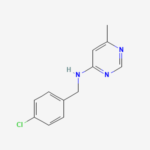 N-[(4-chlorophenyl)methyl]-6-methylpyrimidin-4-amine