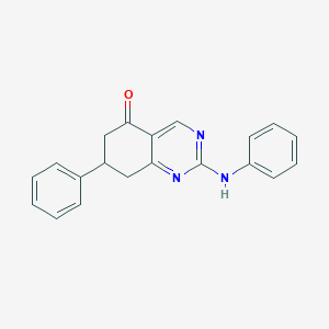 7-PHENYL-2-(PHENYLAMINO)-5,6,7,8-TETRAHYDROQUINAZOLIN-5-ONE