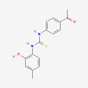 N-(4-acetylphenyl)-N'-(2-hydroxy-4-methylphenyl)thiourea