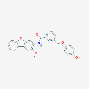 N-(2-methoxydibenzo[b,d]furan-3-yl)-3-[(4-methoxyphenoxy)methyl]benzamide