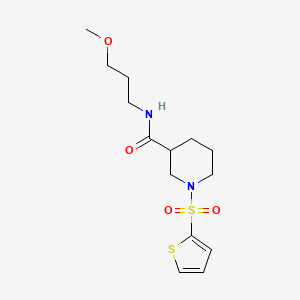 N-(3-METHOXYPROPYL)-1-(THIOPHENE-2-SULFONYL)PIPERIDINE-3-CARBOXAMIDE