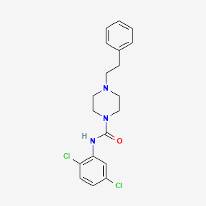 N-(2,5-dichlorophenyl)-4-(2-phenylethyl)-1-piperazinecarboxamide