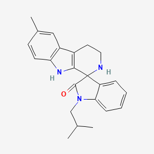 1'-isobutyl-6-methyl-2,3,4,9-tetrahydrospiro[beta-carboline-1,3'-indol]-2'(1'H)-one