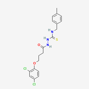 2-[4-(2,4-dichlorophenoxy)butanoyl]-N-(4-methylbenzyl)hydrazinecarbothioamide