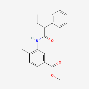 methyl 4-methyl-3-[(2-phenylbutanoyl)amino]benzoate