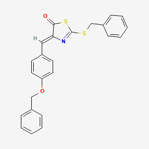 4-[4-(benzyloxy)benzylidene]-2-(benzylthio)-1,3-thiazol-5(4H)-one