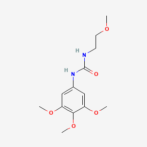 N-(2-methoxyethyl)-N'-(3,4,5-trimethoxyphenyl)urea