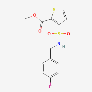 methyl 3-{[(4-fluorobenzyl)amino]sulfonyl}-2-thiophenecarboxylate