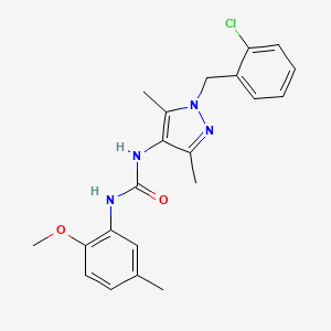 N-[1-(2-chlorobenzyl)-3,5-dimethyl-1H-pyrazol-4-yl]-N'-(2-methoxy-5-methylphenyl)urea