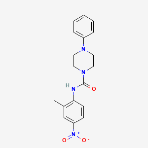 N-(2-methyl-4-nitrophenyl)-4-phenylpiperazine-1-carboxamide