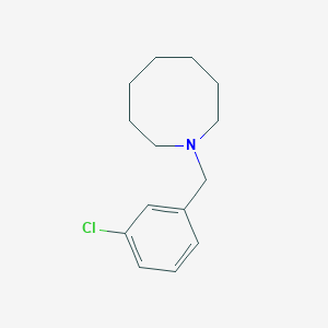 1-[(3-chlorophenyl)methyl]azocane