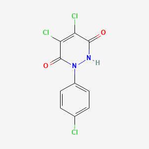 4,5-dichloro-2-(4-chlorophenyl)-6-hydroxy-3(2H)-pyridazinone