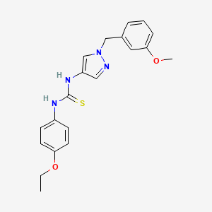 N-(4-ethoxyphenyl)-N'-[1-(3-methoxybenzyl)-1H-pyrazol-4-yl]thiourea