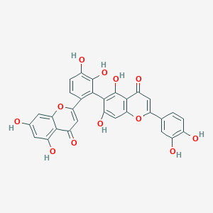 molecular formula C30H18O12 B045606 双香芹酚 CAS No. 116383-34-7