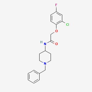 N-(1-benzylpiperidin-4-yl)-2-(2-chloro-4-fluorophenoxy)acetamide