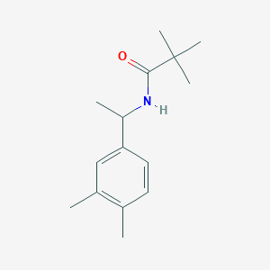 N-[1-(3,4-dimethylphenyl)ethyl]-2,2-dimethylpropanamide