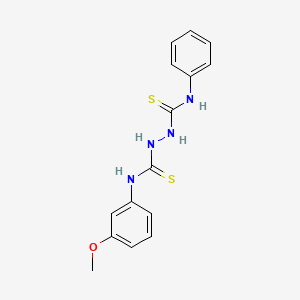 N-(3-methoxyphenyl)-N'-phenyl-1,2-hydrazinedicarbothioamide