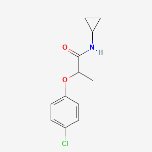 2-(4-chlorophenoxy)-N-cyclopropylpropanamide