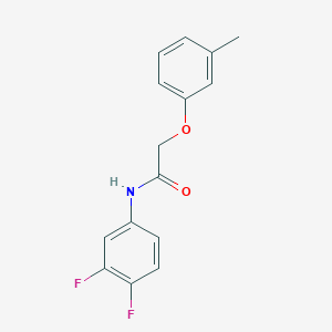 N-(3,4-difluorophenyl)-2-(3-methylphenoxy)acetamide