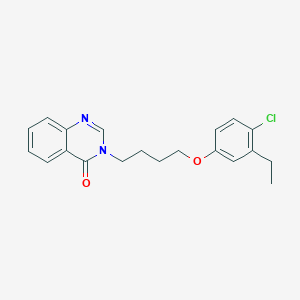 3-[4-(4-Chloro-3-ethylphenoxy)butyl]quinazolin-4-one