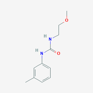 N-(2-methoxyethyl)-N'-(3-methylphenyl)urea