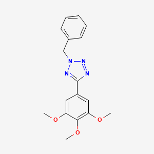 2-benzyl-5-(3,4,5-trimethoxyphenyl)-2H-tetrazole