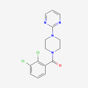 molecular formula C15H14Cl2N4O B4560864 (2,3-DICHLOROPHENYL)[4-(2-PYRIMIDINYL)PIPERAZINO]METHANONE 