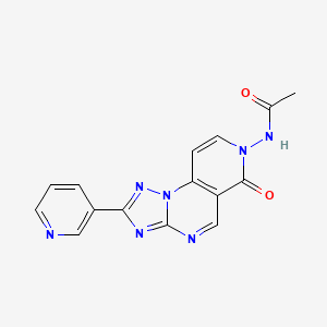 N-[6-oxo-2-(pyridin-3-yl)pyrido[3,4-e][1,2,4]triazolo[1,5-a]pyrimidin-7(6H)-yl]acetamide