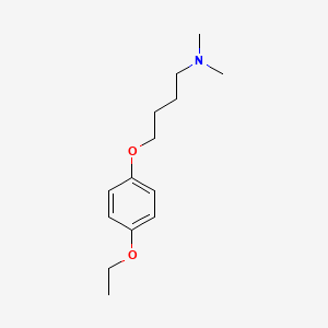 molecular formula C14H23NO2 B4561050 4-(4-ethoxyphenoxy)-N,N-dimethyl-1-butanamine 