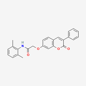 N-(2,6-dimethylphenyl)-2-[(2-oxo-3-phenyl-2H-chromen-7-yl)oxy]acetamide