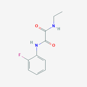 N-ethyl-N'-(2-fluorophenyl)ethanediamide