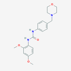 N-(2,4-DIMETHOXYPHENYL)-N'-[4-(MORPHOLINOMETHYL)PHENYL]UREA