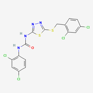 1-{5-[(2,4-Dichlorobenzyl)sulfanyl]-1,3,4-thiadiazol-2-yl}-3-(2,4-dichlorophenyl)urea