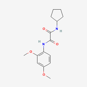 N-cyclopentyl-N'-(2,4-dimethoxyphenyl)ethanediamide