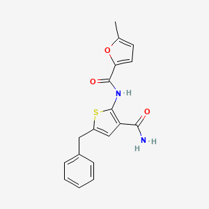 N-(5-benzyl-3-carbamoylthiophen-2-yl)-5-methylfuran-2-carboxamide