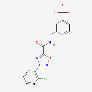 3-(2-CHLOROPYRIDIN-3-YL)-N-{[3-(TRIFLUOROMETHYL)PHENYL]METHYL}-1,2,4-OXADIAZOLE-5-CARBOXAMIDE