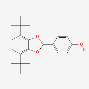 4-(4,7-di-tert-butyl-1,3-benzodioxol-2-yl)phenol