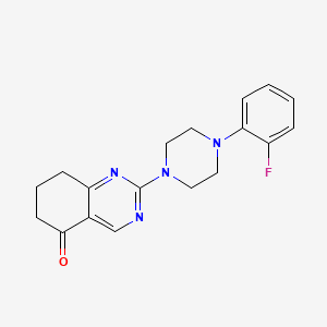 2-[4-(2-fluorophenyl)piperazin-1-yl]-7,8-dihydroquinazolin-5(6H)-one