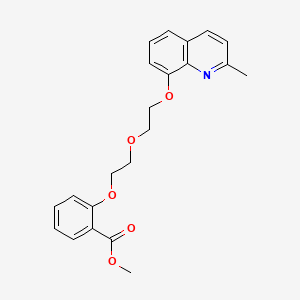 methyl 2-(2-{2-[(2-methyl-8-quinolinyl)oxy]ethoxy}ethoxy)benzoate