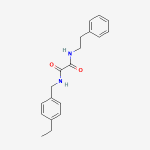 molecular formula C19H22N2O2 B4561427 N-(4-ethylbenzyl)-N'-(2-phenylethyl)ethanediamide 