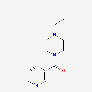 molecular formula C13H17N3O B4561433 (4-ALLYLPIPERAZINO)(3-PYRIDYL)METHANONE 