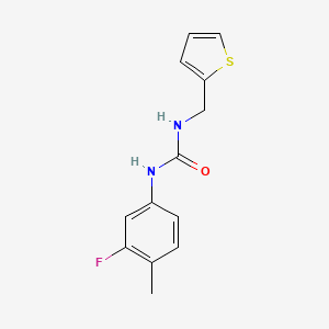 N-(3-fluoro-4-methylphenyl)-N'-(2-thienylmethyl)urea