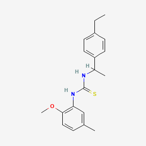 N-[1-(4-ethylphenyl)ethyl]-N'-(2-methoxy-5-methylphenyl)thiourea